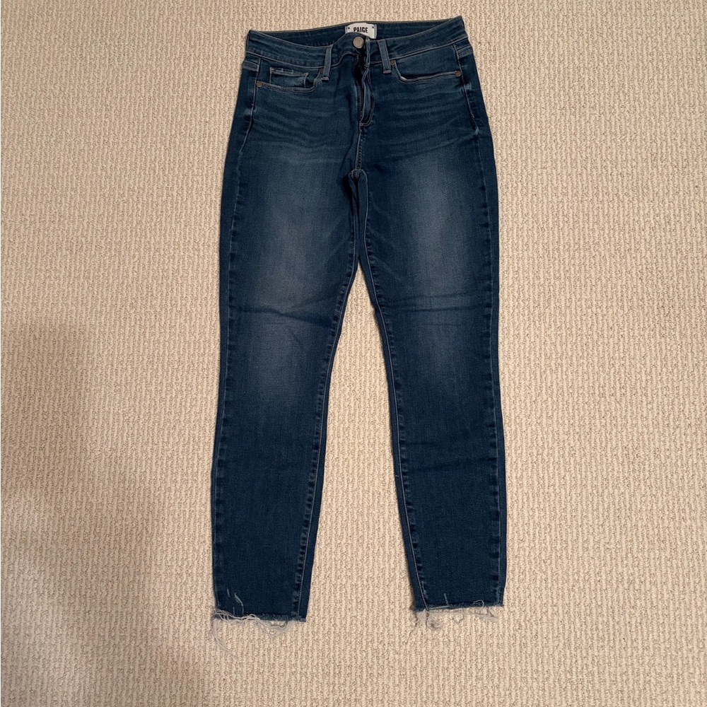 Paige Verdugo Ankle jeans with raw hem.
Size 29. NWOT
